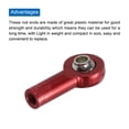 thumbnail image 4 of Unique Bargains M2xL15mm Lever Steering Linkage Tie Rod Ball Head Link Joint End Metal Red for RC Crawler Car Pack of 10, 4 of 4