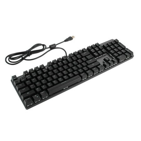 New E-sport Gaming Keyboard Black Switch Mechanical 104 Keys For PC l aptop
