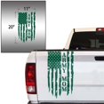 thumbnail image 2 of Army Mom Retired Vietnam Veteran Distressed American USA US Flag Truck Tailgate Vinyl Decal Compatible with most Pickup Trucks USMC USAF US Navy Decal Sticker (11" x 20", Forest Green), 2 of 8