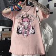 thumbnail image 4 of Verano Goth mujer camiseta estética suelta mujeres T-shirt Punk oscuro Grunge Streetwear señoras gótico Top camisetas Harajuku ropa y2kpangjing, 4 of 4