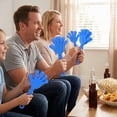 thumbnail image 3 of BlinkLLX Jumbo Hand Clappers Noise Makers for Sporting Events, 4 Pieces, 11 Inch, Blue, 3 of 6