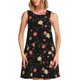 thumbnail image 1 of Balery Red White Flowers Vestidos de verano para mujer con estampado: vestido holgado sin mangas, vestido playero informal y cómodo para días calurosos., 1 of 7