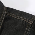 thumbnail image 5 of Pejock Men's Lapel Sherpa Fleece Lined Thicken Denim Jean Trucker Jacket Coats, 5 of 9