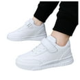 thumbnail image 5 of NOLDARES Boys Girls Sneakers Kids Tennis Running Shoes Athletic Sport Gym Lightweight Breathable Shoes(White,5.5-6 Years), 5 of 8