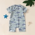 thumbnail image 4 of BOBOGOJP Baby Boys' One Piece Swimsuits Toddler Swimwear with Rash Guard Bathing Suit for Boys Swim Sun Hat Set Light Green for Size 18-24 Months, 4 of 4
