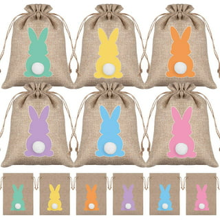 Boerni Easter Wrapping Paper,8 Sheets 4 Design Bunny Eggs Chicks Pattern Birthday Gift Wrap,20 x 28inch Cute Wrapping Paper Sheets with Ribbon for Easter
