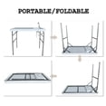 thumbnail image 7 of Tcbosik Folding & Portable Fish Cleaning Table with Sink and Faucet, Outdoor Camping Sink Station for Hunting, Picnic, BBQ, Off White, 7 of 7