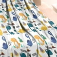 thumbnail image 3 of Colorful Dinosaurs DINO Eggs Pattern Blanket,Comfortable Soft Lamb Wool Throw Blanket,All Season,Warm Lightweight Blankets for Sofa Bed Couch Living Room Chair,30"x40", 3 of 4