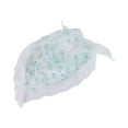 thumbnail image 5 of Unique Bargains 1 Pc French Lace Triangle Bandana Little Flower Turban Crochet Hair Scarf for Women Beige Blue, 5 of 5