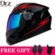thumbnail image 1 of Último casco de motocicleta con tapa Modular de seguridad aprobado por DOT Voyage Racing casco de doble lente visera Interior Tan Jianjun  unisex, 1 of 2