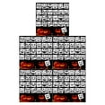 thumbnail image 1 of Baohd 25pcs/set Halloween Stencils For Drawing Pumpkin Faces Various Designs Reusable Wide Range Of Uses 5Set, 1 of 6