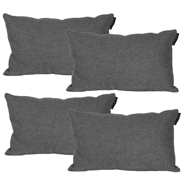 Set de 4 cojínes decorativos rectangulares DICASA Rivo Delta