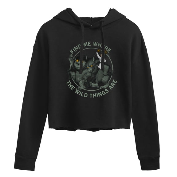 Where The Wild Things Are - Find Me Women's Cropped Graphic Hoodie