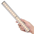 thumbnail image 1 of Lámpara LED para escalera con sensor de movimiento, 10 focos LED de movimiento, lámpara de pared con luz nocturna recargable por USB para armario, pasillo, escaleras, armario, cocina, garaje, 1 of 5
