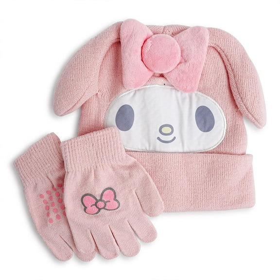 Sanrio Hello Kitty & Friends My Melody Knit Beanie & Gloves Set