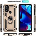 thumbnail image 4 of for Moto G Pure Phone Case, Moto G Power 2022 Case with HD Screen Protector, Military Grade Protective Cases with Ring for Moto G Pure (Golden), 4 of 12