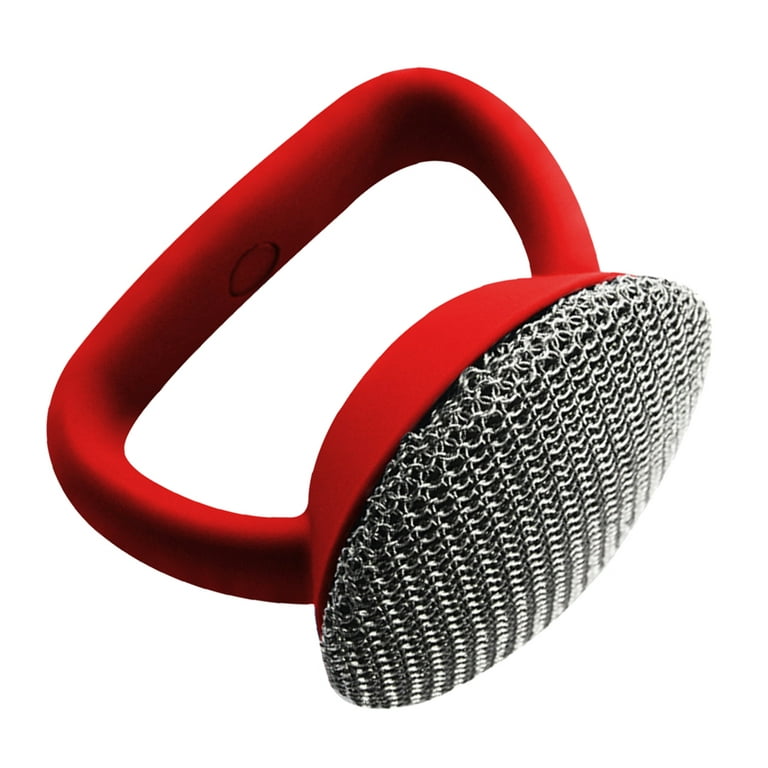 Red Chainmail Scrubbing Pad - Creative Kitchen Fargo