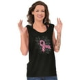 thumbnail image 5 of Pink Ribbon Zebra Breast Cancer Aware Tank Top Tee Shirt Women Brisco Brands S, 5 of 6