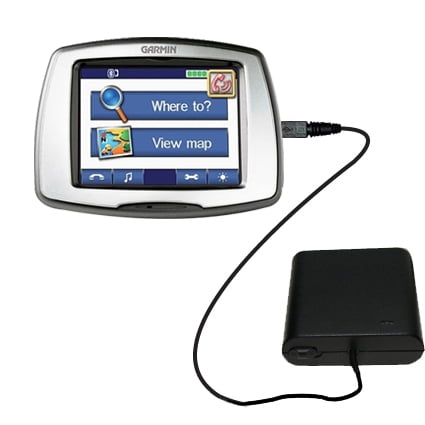 Portable Emergency AA Battery Charger Extender suitable for the Garmin StreetPilot C550 - with Gomadic Brand TipExchange Technology