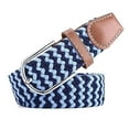 thumbnail image 2 of Ceinture en Toile pour Femmes Ceinture Extensible Multicolore Jeans Décontractés Ceintures Élastiques, 2 of 5