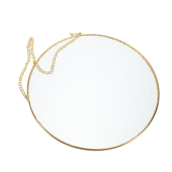 icolorfuled Unfinished Round Glass Suncatcher for DIY Crafts Blank Hanging Painting Pendant for Window Decoration DIY Round Glass Painting