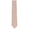 thumbnail image 2 of Perry Ellis Men's Geometric Print Tie Orange Necktie, 2 of 2