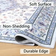 thumbnail image 5 of Wondo Bohemian Machine Washable Area Rug for Living Room, Blue, 8' x 10', 5 of 7