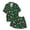 Z002-Green, variant on Pajamas Womens Xmas Print Sleepwear Holiday Loungewear 2 Pieces Pjs Set (Z001-Green M)