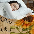 thumbnail image 2 of Sunflower Blanket You are My Sunshine Blanket Sunflower Blankets Gifts for Women/Mom/Daughter/Wife Lightweight Soft Plush Flannel Fleece Blanket Couch Sofa Bed Throw Blanket 50"x60", 2 of 6