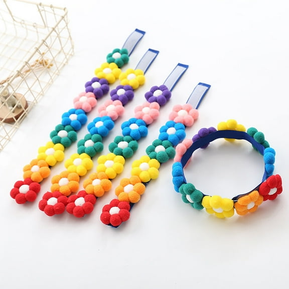 IBASETOY party collar for pet Collar Cotton Sticker Fastening Fashion 1Pack