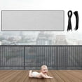 thumbnail image 1 of Red de seguridad Banister Guard Hosuly para balcón, 4,5 x 0,9 m, color negro, 1 of 6