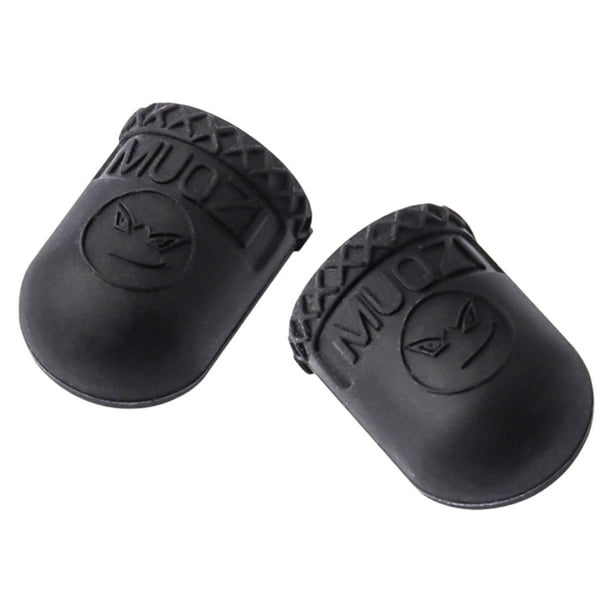 2 piezas de funda para palanca de freno, antiarañazos y antideslizante, accesorio de ciclismo de gel de silicona Negro