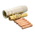 thumbnail image 3 of BTOER MB15 15AK MIG Welding Contact Tip 0.6mm/0.8mm/0.9mm/1.0mm/1.2mm Protective Nozzle For Rilon Riland Jasic Welding-Tool Accessory, 3 of 9