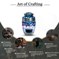 thumbnail image 6 of KARYLIZ Ice Hockey Urn For Ashes Adult Male - Urn For Ashes For Women - Sports Players Cremation Urns For Men - Large Ice Blue Funeral Urns for Female for Burial and Memorial - Holds 200 Cubic Inches, 6 of 7
