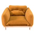 thumbnail image 1 of Sillón para casa de muñecas, 10x8x6,5 cm, escala 1:12. Mueble elegante para sala de estar. Naranja, 1 of 9