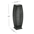 thumbnail image 3 of Baner Garden QN1017 Outdoor Solar Powered Lamp with Woven Rattan for Pool Patio Driveway Porch, 3 of 5