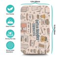 thumbnail image 5 of Impressive 19.5x12in Coffee Mat - Rubber-Backed for Durability, Hides Stains, Perfect Countertop Fit, Diatom Mud, Absorbent Drying Mat, Coffee Bar Accessory, 5 of 7