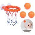 thumbnail image 2 of Mini aro de baloncesto, divertido aro de baloncesto para baño, juguete de baño, mini ventosa de baloncesto, Dunker para baño, juguetes para bebés, bañera para bebés, juguetes de agua (3 bolas) Ormromra LN-0914, 2 of 7