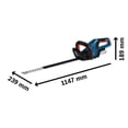 thumbnail image 5 of Cortasetos Inalámbrico Bosch 18V con Motor Brushless. Cuchilla de 60cm y Sistema Anti-Bloqueo patentado. Ligero y potente (3kg). (Herramienta Sola, sin batería)., 5 of 5