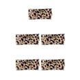 thumbnail image 2 of Diadema de ganchillo Sonducket con Estampado de leopardo ajustable para deportes gimnasio correr, 2 of 5