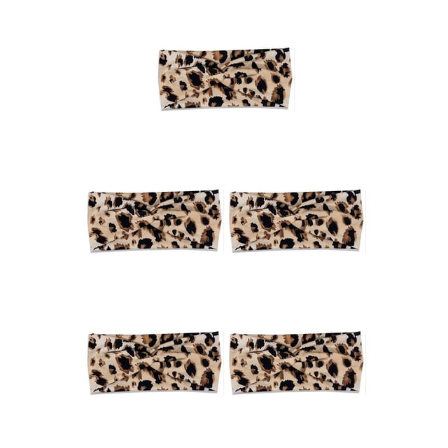 Minnieouse Diadema de ganchillo, banda elástica deportiva para el sudor, accesorios de peinado de alta elasticidad para deportes, correr, estampado de Type2 NO2 Minnieouse CBP383136