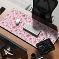 thumbnail image 2 of Long Mouse Pads for Desk,Pioneer Flower Floral Print Pattern Desk Mats on Top Of Desks, Desk Mouse Pad Extra Large with 3mm Non-Slip Base and Stitched Edge for Gaming,Office,Work,Home 35.4"x15.7", 2 of 6