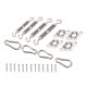 thumbnail image 2 of Kit De Hardware De Vela De Parasol, Kit De Hardware De Toldo Antioxidante Anticorrosión Portátil Para Jardín Para Césped Para Patio ANGGREK Otros, 2 of 8