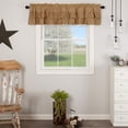 thumbnail image 4 of VHC Brands Simple Life 16 x 72 Inch Cotton Ruffled Valance Accent Curtain, 4 of 5