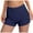 Dark Blue1, variant on Wuxian Women High Waist Swimwear Menstrual Leakproof Swim Shorts Quick Dry Bathing Suit Bottoms