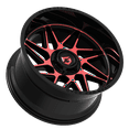 thumbnail image 3 of Gear Off Road 761MBR RATIO 761MBR-2108719 20X10 8X170 (-19) G/A 761MBR Ratio (HB 125.2) Gloss Black Machined & Red Tint Face w/Lip Logo A260784, 3 of 3