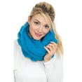 thumbnail image 4 of Basico Women Winter Infinity Scarf Warm Knitted Circle Loop wave shape, 4 of 7