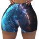 thumbnail image 2 of Fotbe Crystal Pattern White Horse Shorts Sin Costuras – Shorts Deportivos de Cintura Alta para Mujer, Elásticos para Gimnasio, Yoga, Running o Ciclismo-XX-Large, 2 of 8