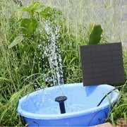 Vikakiooze Solar fountain Water Pump, Solar Powered Water fountains Pump With 4 Nozzles, DIY Water Feature Outdoor fountains For Bird Bath,garden And Fish Tank