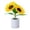 Yellow-2 Flowers, variant on HAHUT Twinkling Tree Sunflower Lamp, Rechargeable Touch Control, 3D Realistic Flower Lamp Night Light for Birthday Mother's Day Wedding Anniversary Gifts for Friends Teacher Family (3-Flowers)